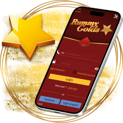 rummy gold apk creating your account with mobile image