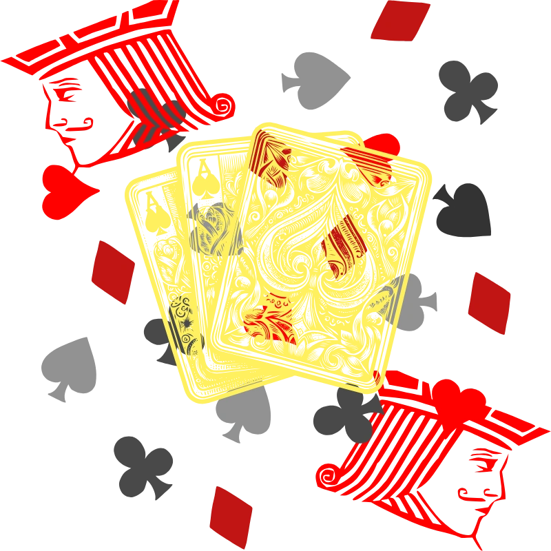 rummy gold with playing card design