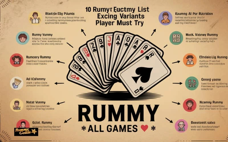 rummy all games list